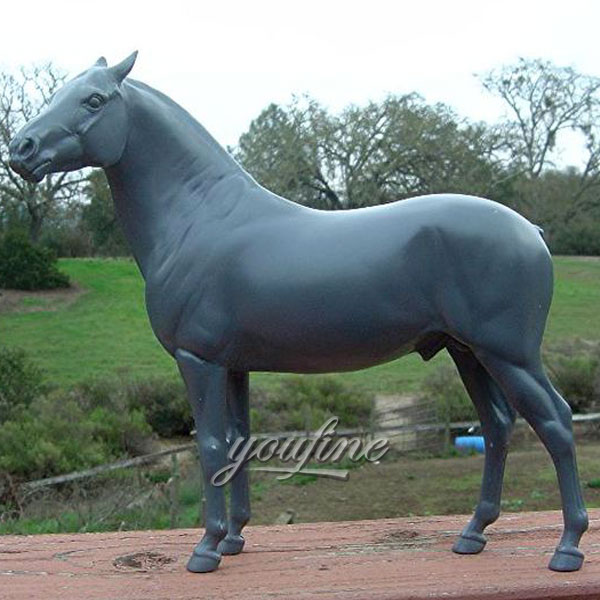 Classic Designs antique bronze fat standing horse statues for sale
