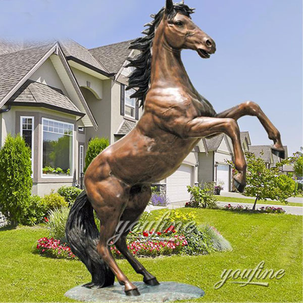 Famous Bronze Roaring Horse Statue Art Replication Paris Horse Sculptures for outdoor