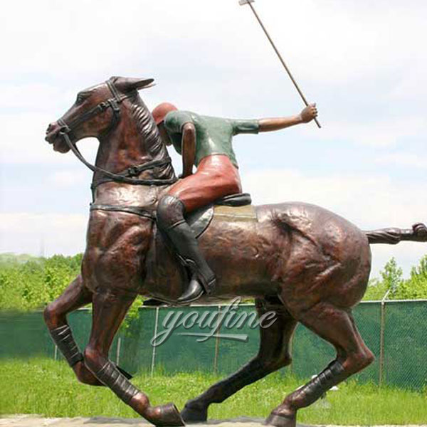 High quality veronese bronze horse and jockey sculptures for sale