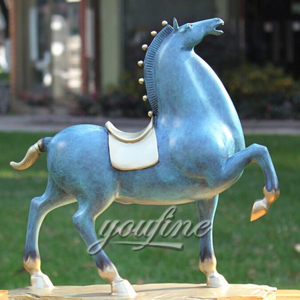 Hot-sale-indoor-desktop-decorative-cast-life-size-bronze-horse-figurine