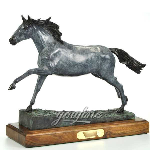 Hot sale production life size bronze horse figurine sculpture