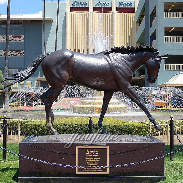 Large outdoor sculptures cast bronze horse statues for sale