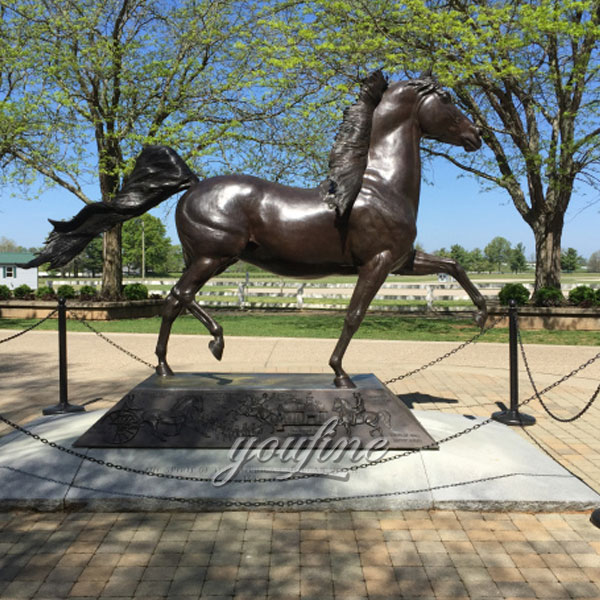 Life size running horse bronze prancing horse statues for sale