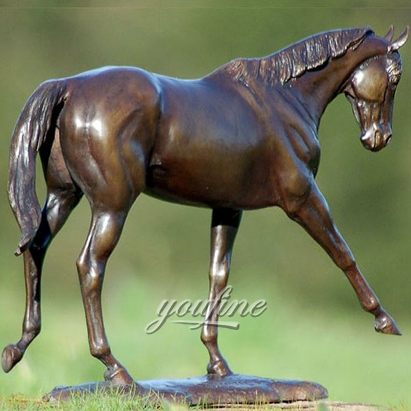 Metal bronze standing horse sculptures for saleMetal bronze standing horse sculptures for sale
