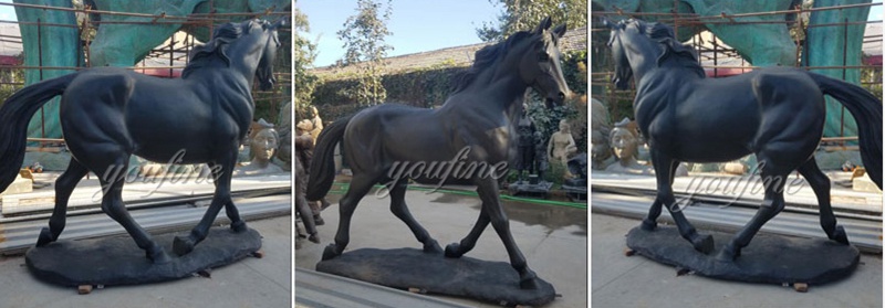 Bronze Horse Sculpture