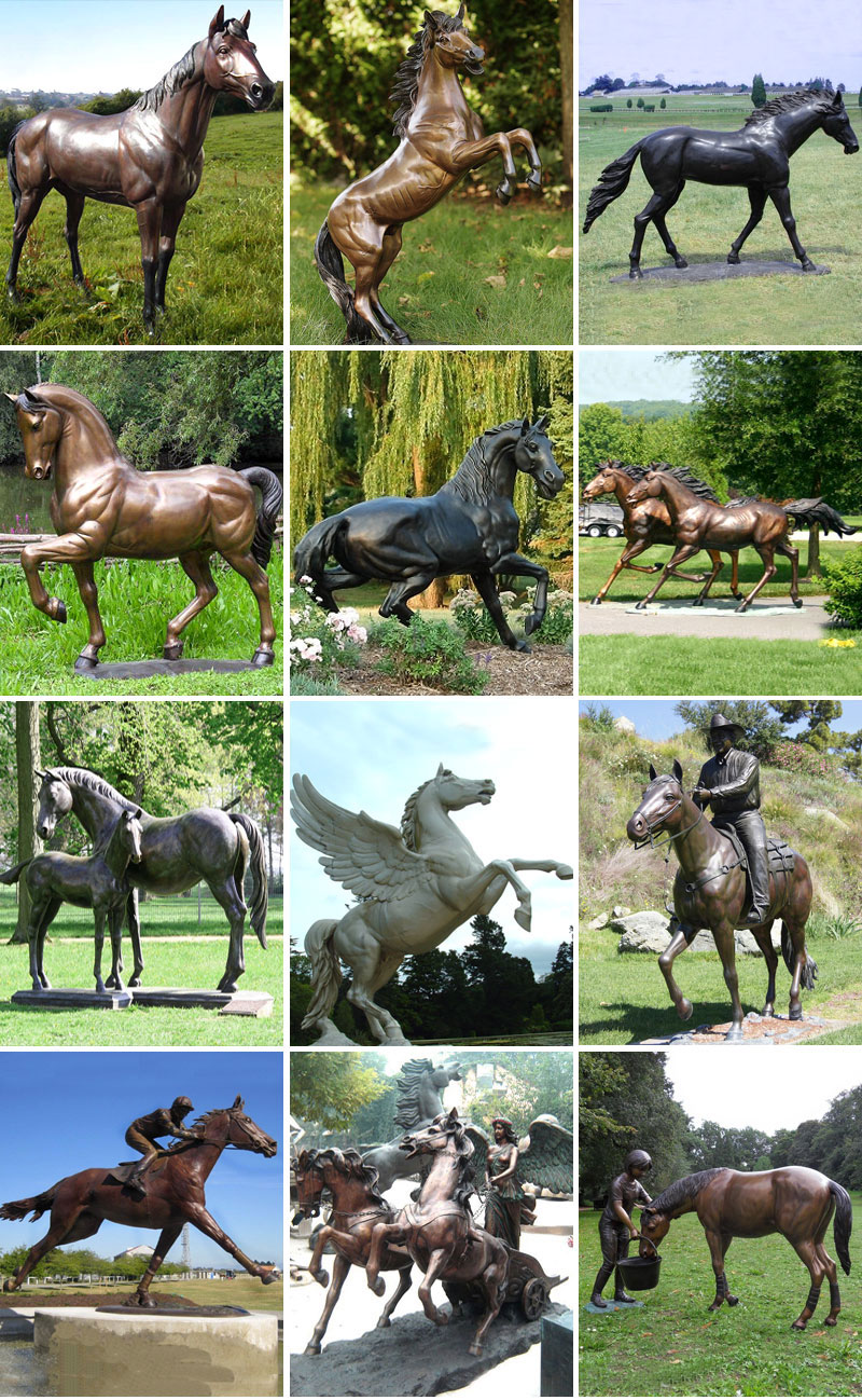 bronze horse statue