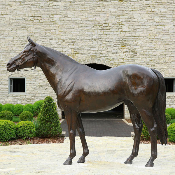 large outdoor copper sculptures metal bronze horse statues for sale