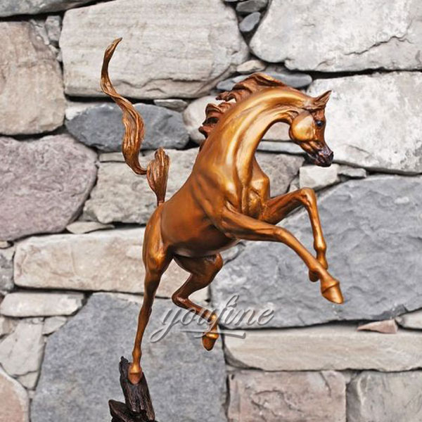 life size bronze horse metal garden ornaments