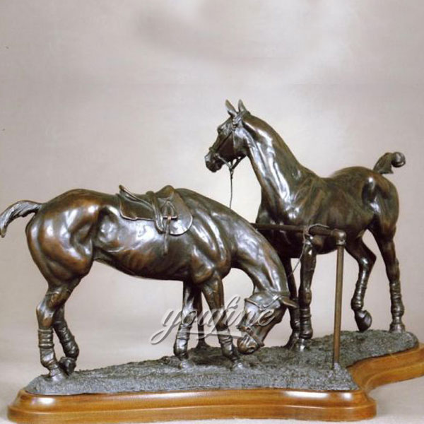 life size bronze horse sculptures on pairs artists
