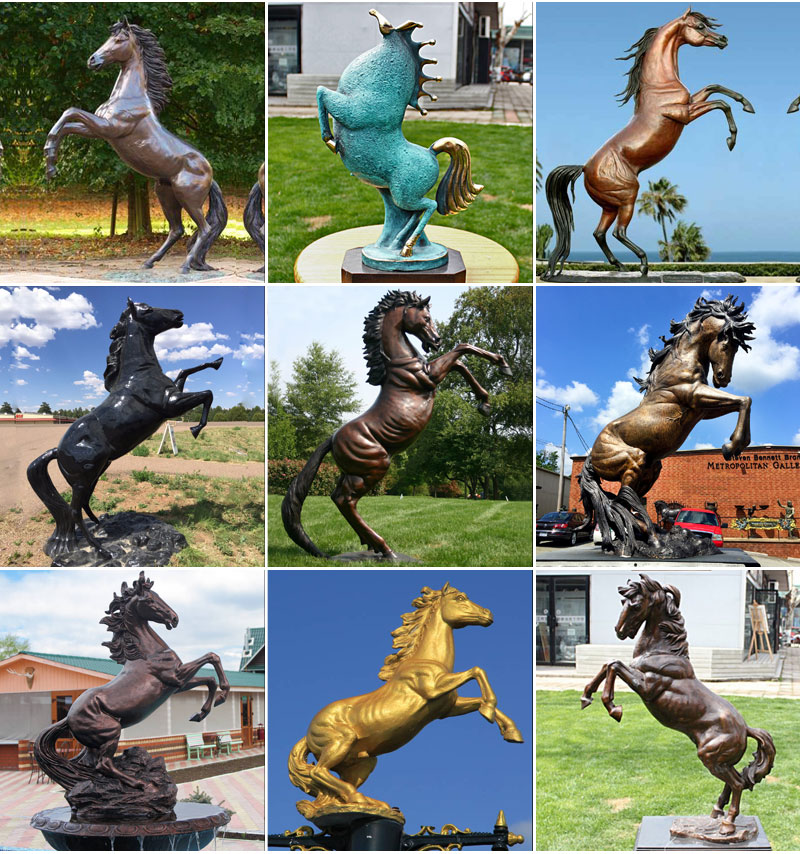 life size bronze horse sculpture for garden