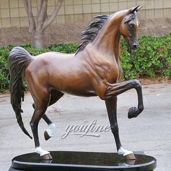 outdoor decoration life size antique bronze horse sculpture garden ornaments