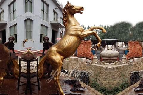 bronze horse