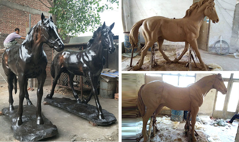 Bronze American Horse Sculpture,
