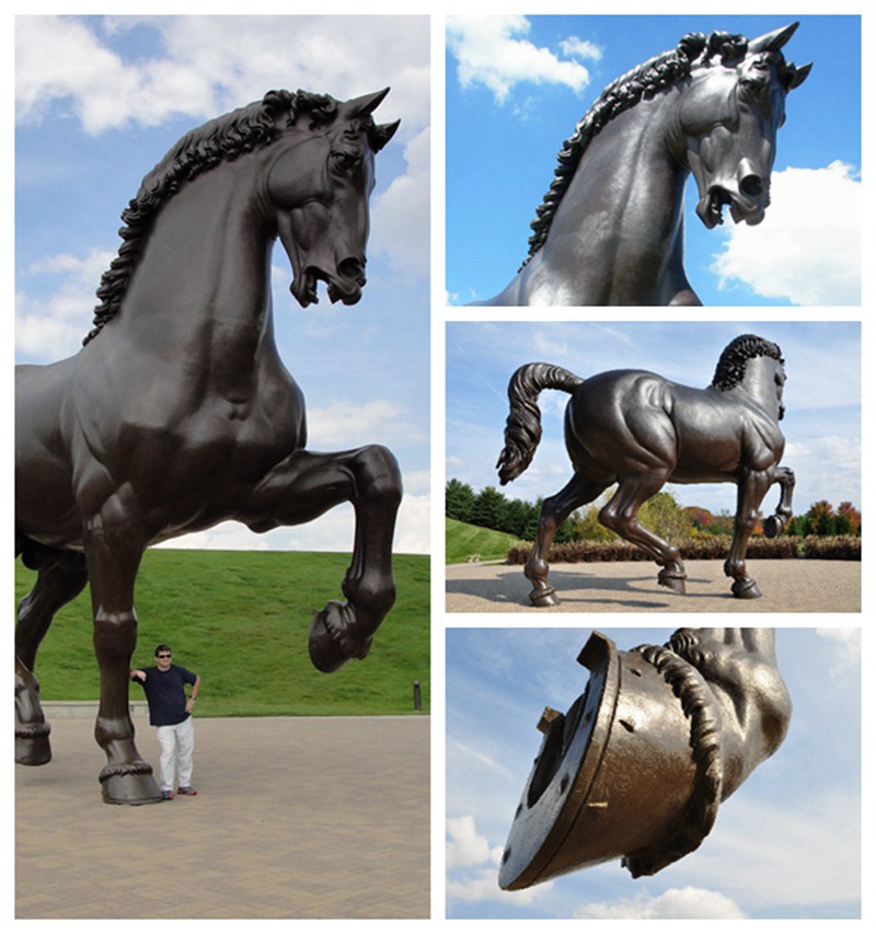 Huge Bronze Horse Sculpture