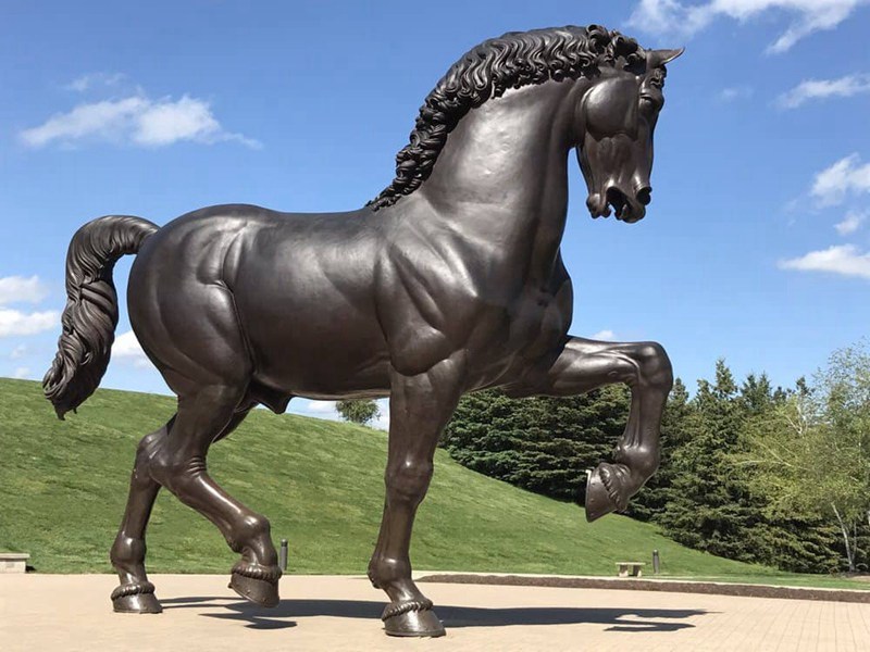 Huge Bronze Horse Sculpture
