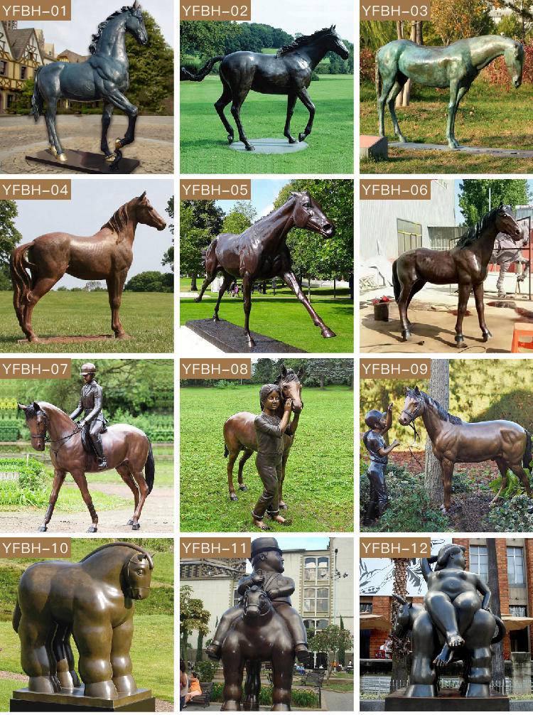 Custom High Quality Bronze Horse Head Sculpture